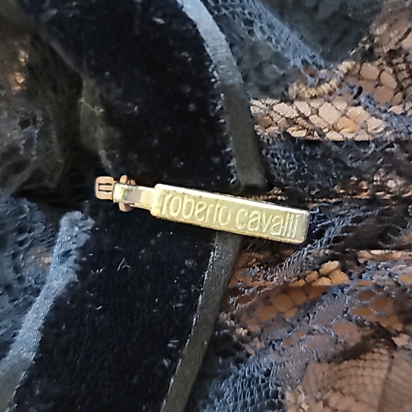 Roberto Cavalli Lace Silk Ruched Top, size IT46 - Picture 5 of 14